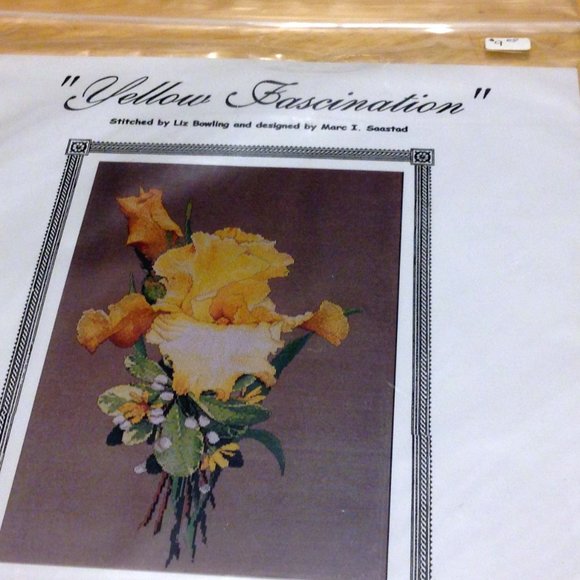 Cross Stitch charts / guides bundle - Yellow Roses, etc. - Picture 6 of 10